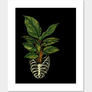 Tropical skeleton Posters and Art